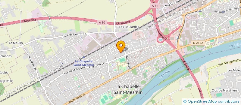 localisation de l'entreprise MONSIEUR ABDELMAJID MASSINE à LA CHAPELLE-SAINT-MESMIN