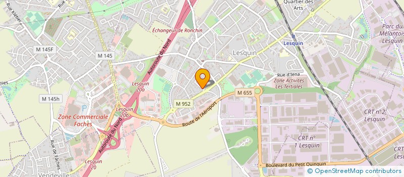 localisation de l'entreprise MONSIEUR ABDELMAJID MESSAOUDI à LESQUIN