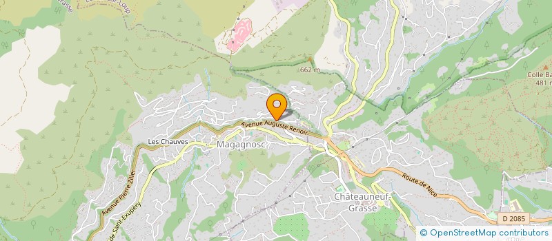 localisation de l'entreprise MONSIEUR ABDELMAJID MOUSSA  GRASSE