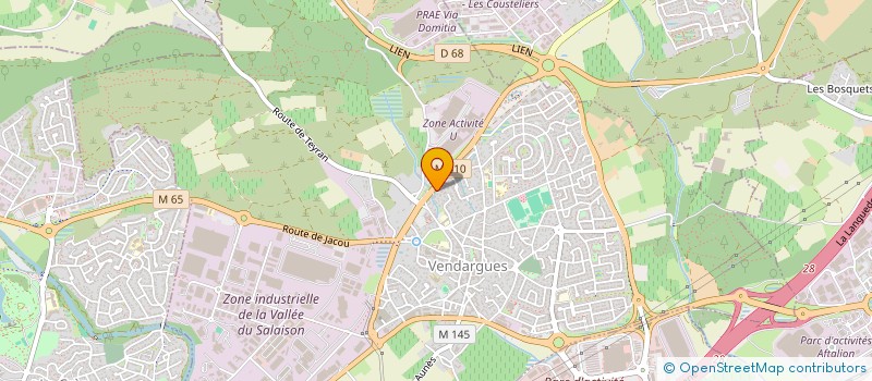 localisation de l'entreprise MONSIEUR ABDELMAJID N'MILI à VENDARGUES