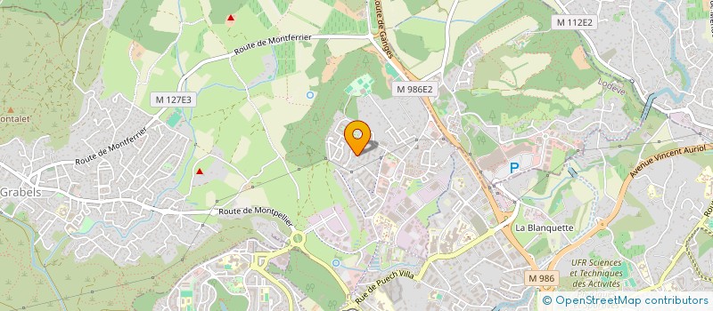 localisation de l'entreprise MONSIEUR ABDELMAJID OMARI  GRABELS