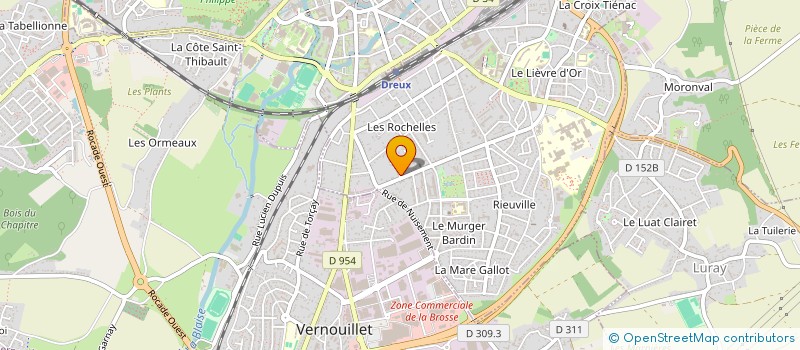 localisation de l'entreprise MONSIEUR ABDELMAJID OUARDASSE à DREUX