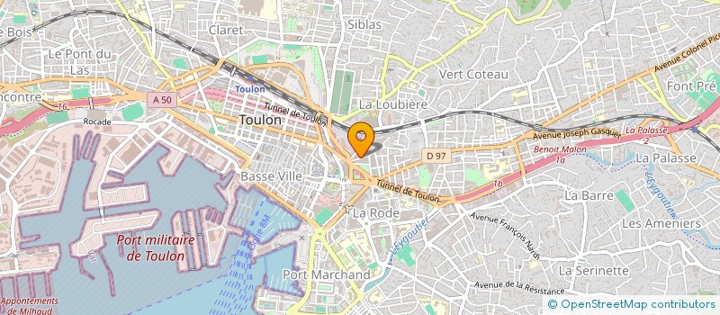 localisation de l'entreprise MONSIEUR ABDELMAJID SOUISSI  TOULON