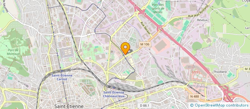 localisation de l'entreprise MONSIEUR ABDELMAJID SOUKNI à SAINT-ETIENNE