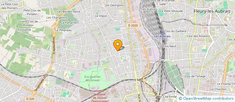 localisation de l'entreprise MONSIEUR ABDELMAJID SULIMAN à ORLEANS