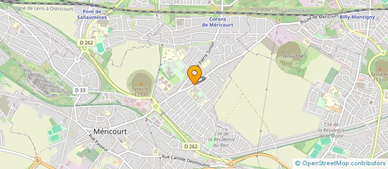 localisation de l'entreprise MONSIEUR ABDELMAJID WAFIK  MERICOURT