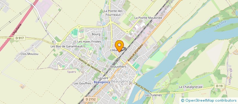 localisation de l'entreprise MONSIEUR ABDELMAKAN EL MOUSSAOUI à BEAUGENCY