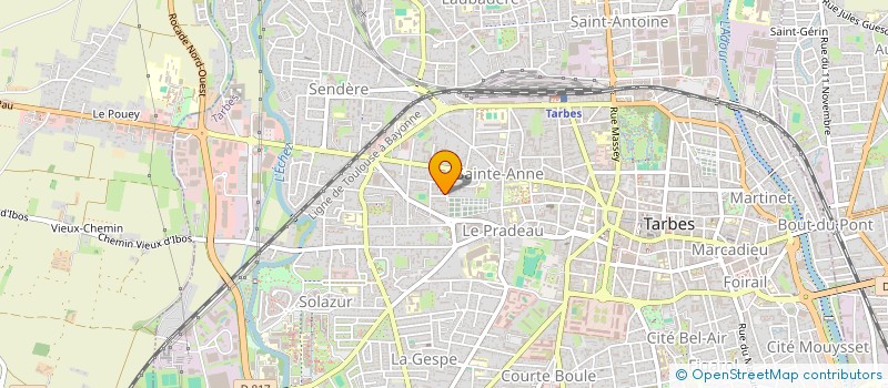 localisation de l'entreprise MONSIEUR ABDELMAKSOUD M'HAMDI à TARBES