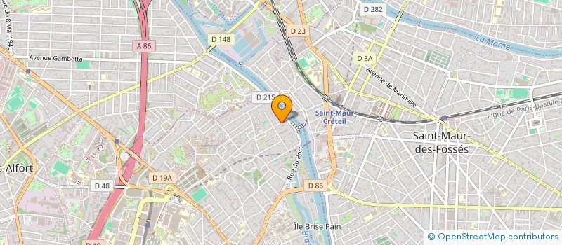 localisation de l'entreprise MONSIEUR ABDELMALEK ADEL  CRETEIL