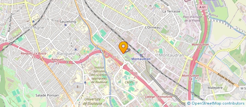 localisation de l'entreprise MONSIEUR ABDELMALEK AMERAOUI  TOULOUSE
