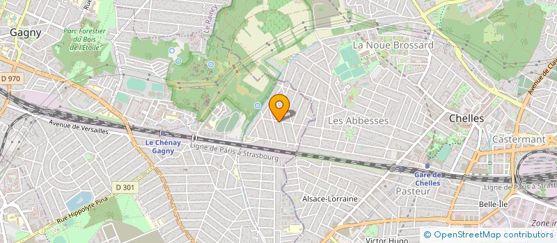 localisation de l'entreprise MONSIEUR ABDELMALEK AMMOUCHE à GAGNY