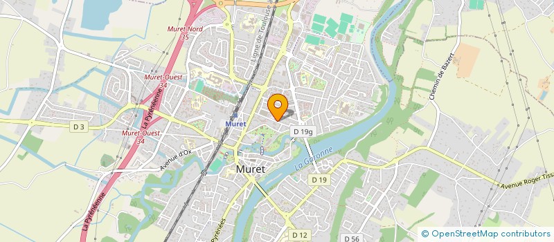 localisation de l'entreprise MONSIEUR ABDELMALEK BENBACHIR  MURET