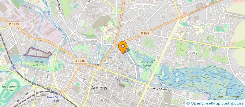 localisation de l'entreprise MONSIEUR ABDELMALEK BENBRAHIM à AMIENS