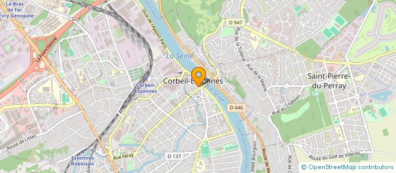 localisation de l'entreprise MONSIEUR ABDELMALEK BENKADJA à CORBEIL-ESSONNES