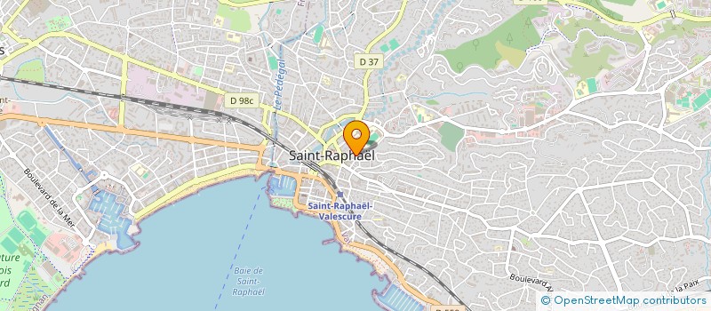 localisation de l'entreprise MONSIEUR ABDELMALEK BENRAMDANE  SAINT-RAPHAEL