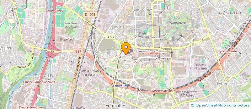 localisation de l'entreprise MONSIEUR ABDELMALEK BENYAHIA  ECHIROLLES