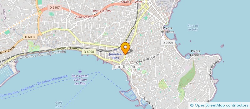 localisation de l'entreprise MONSIEUR ABDELMALEK BOUARFA à ANTIBES