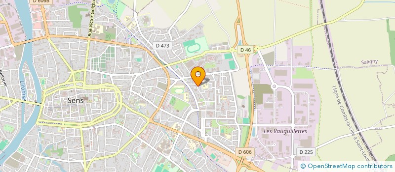 localisation de l'entreprise MONSIEUR ABDELMALEK BOUAZIZ  SENS