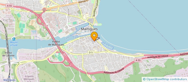localisation de l'entreprise MONSIEUR ABDELMALEK BOUHAFS à MARTIGUES