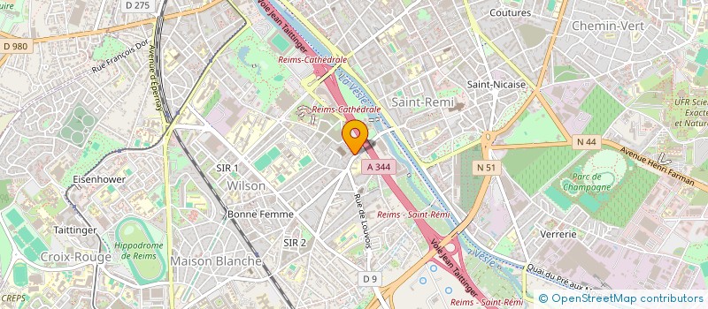 localisation de l'entreprise MONSIEUR ABDELMALEK BOUHIA à REIMS
