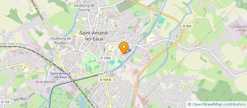 localisation de l'entreprise MONSIEUR ABDELMALEK BOUMERIFEG à SAINT-AMAND-LES-EAUX