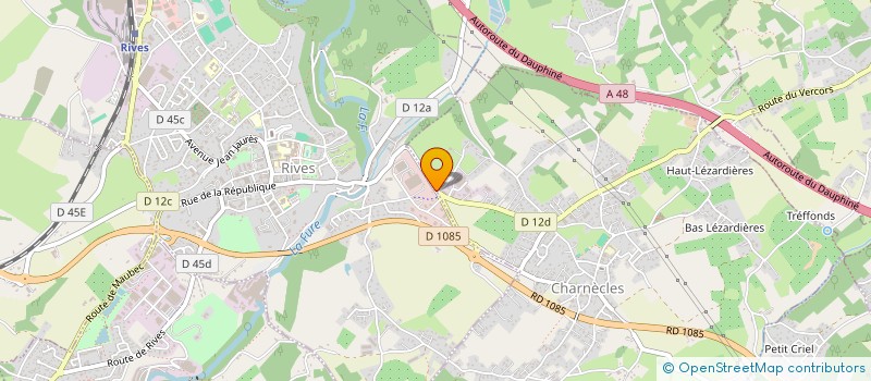 localisation de l'entreprise MONSIEUR ABDELMALEK BOUZID  RIVES