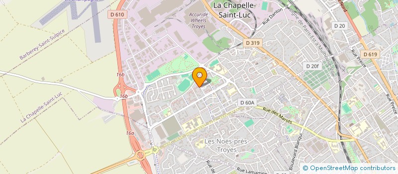 localisation de l'entreprise MONSIEUR ABDELMALEK CHKRI à LA CHAPELLE-SAINT-LUC