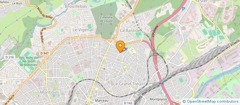 localisation de l'entreprise MONSIEUR ABDELMALEK DRIA à LIMOGES
