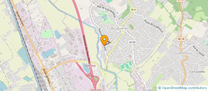 localisation de l'entreprise MONSIEUR ABDELMALEK EL MAGRAOUI  BRUGUIERES