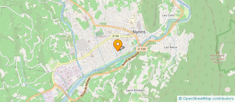 localisation de l'entreprise MONSIEUR ABDELMALEK FERRADJ à NYONS