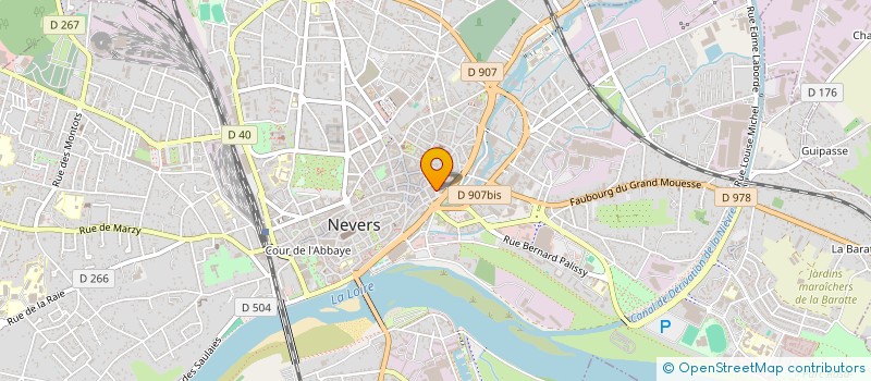 localisation de l'entreprise MONSIEUR ABDELMALEK HESSAINE à NEVERS