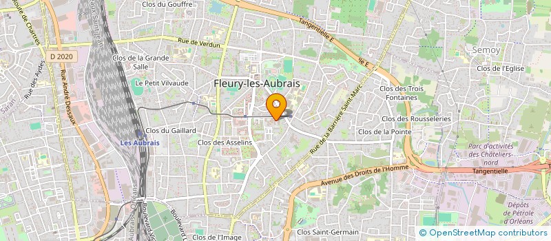 localisation de l'entreprise MONSIEUR ABDELMALEK HOCINE à FLEURY-LES-AUBRAIS