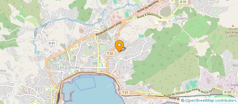 localisation de l'entreprise MONSIEUR ABDELMALEK ISMAILI à AJACCIO