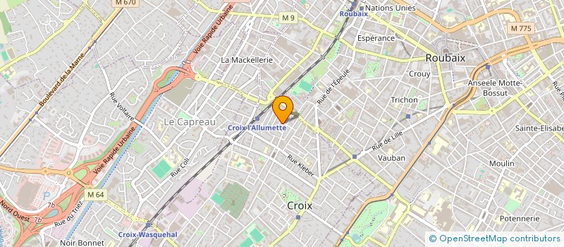 localisation de l'entreprise MONSIEUR ABDELMALEK KARKOUR  CROIX