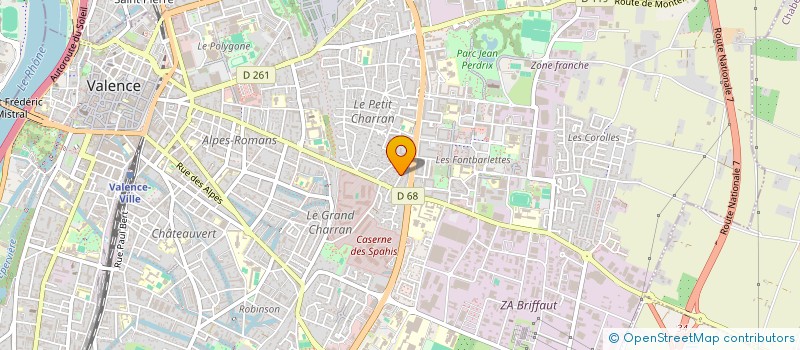 localisation de l'entreprise MONSIEUR ABDELMALEK MADI  VALENCE