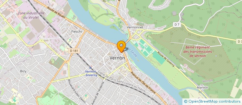 localisation de l'entreprise MONSIEUR ABDELMALEK MESSAOUDI  VERNON