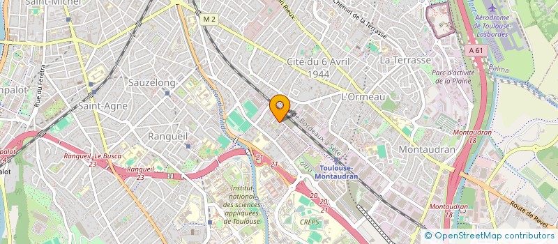 localisation de l'entreprise MONSIEUR ABDELMALEK MOUMENE à TOULOUSE