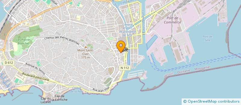 localisation de l'entreprise MONSIEUR ABDELMALEK OUSSAMA AOUFI à SETE