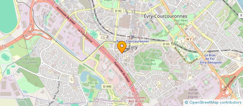 localisation de l'entreprise MONSIEUR ABDELMALEK ZARDOUA  EVRY-COURCOURONNES