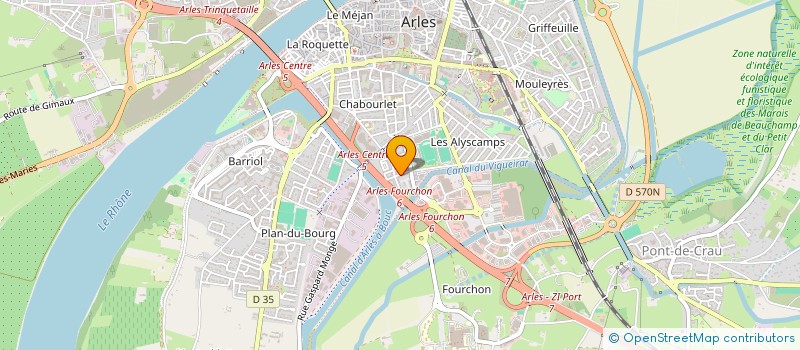 localisation de l'entreprise MONSIEUR ABDELMALIK ACHAHBAR à ARLES