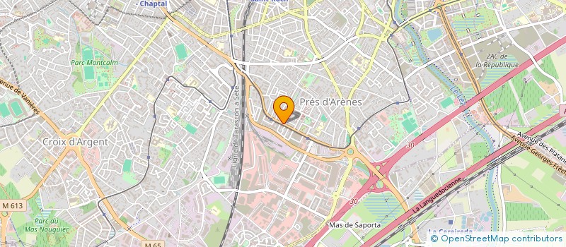 localisation de l'entreprise MONSIEUR ABDELMALIK AKLOUD à MONTPELLIER