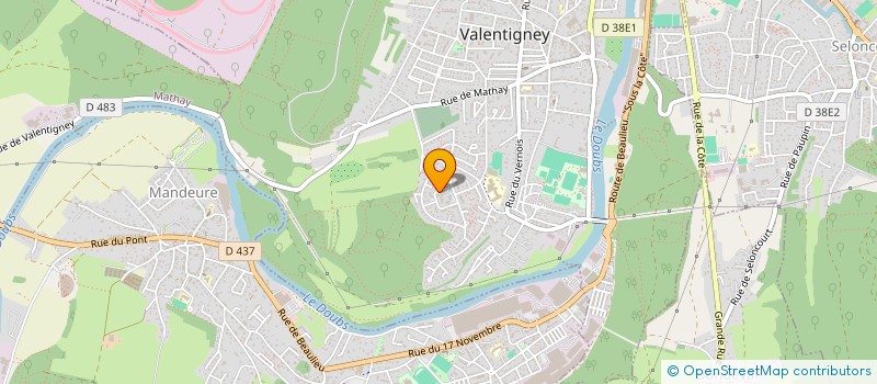 localisation de l'entreprise MONSIEUR ABDELMALIK AZGUIGOU  VALENTIGNEY
