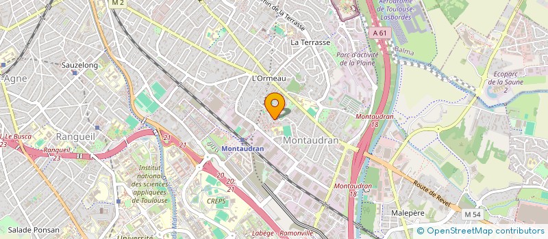 localisation de l'entreprise MONSIEUR ABDELMALIK BOUGHAZI  TOULOUSE