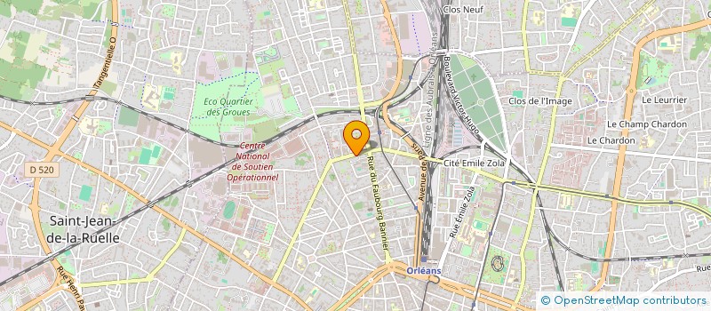 localisation de l'entreprise MONSIEUR ABDELMALIK HADJ HENNI à ORLEANS