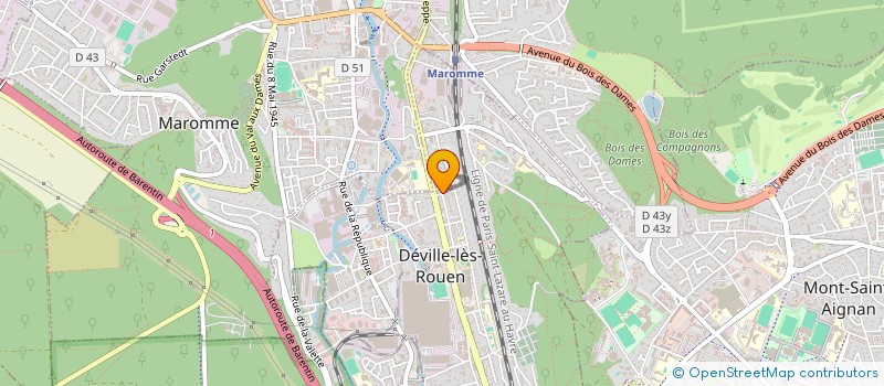 localisation de l'entreprise MONSIEUR ABDELMALIK KOUBI  AMIENS