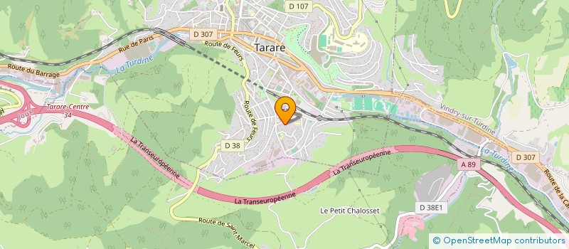 localisation de l'entreprise MONSIEUR ABDELMALIK RABHI  TARARE