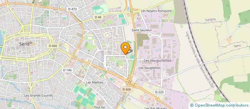 localisation de l'entreprise MONSIEUR ABDELMALIK ZAYAKH à SENS