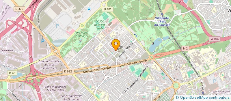 localisation de l'entreprise MONSIEUR ABDELMALIK ZIDANE  AULNAY-SOUS-BOIS