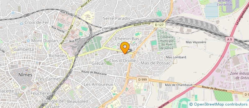 localisation de l'entreprise MONSIEUR ABDELMJID SAAOUDI  NIMES