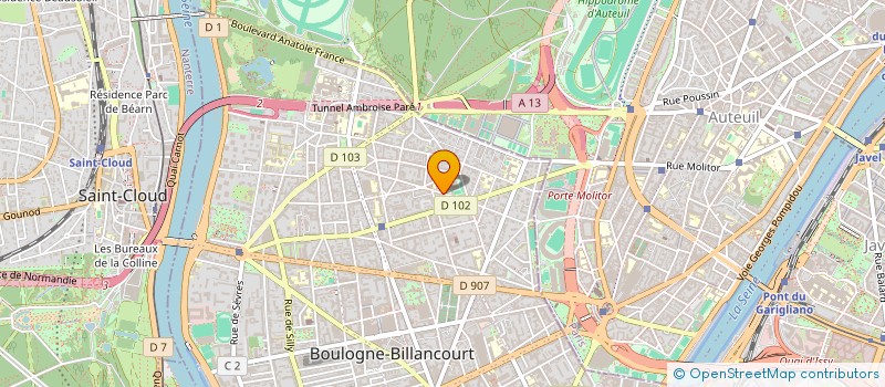 localisation de l'entreprise MONSIEUR ABDELMOEZ NEJI à BOULOGNE-BILLANCOURT